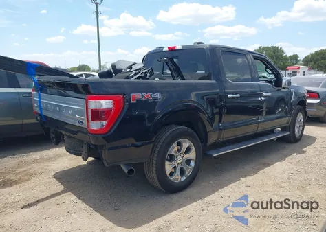 2021 Ford F-150 Platinum z USA, uszkodzony, nr VIN 1FTFW1ED9MFB13202